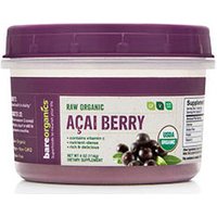 Raw Organic Acai Berry Powder, 4 oz, BareOrganics Superfoods