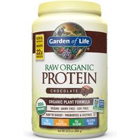 Raw Organic Protein Powder - Chocolate, 23.4 oz (664 g), Garden of Life