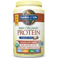 Raw Organic Protein Powder - Vanilla Chai, 20.5 oz (580 g), Garden of Life