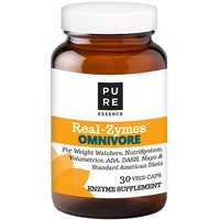Real-Zymes Omnivore, Digestive Enzymes Supplement, 30 Vegetarian Capsules, Pure Essence Labs