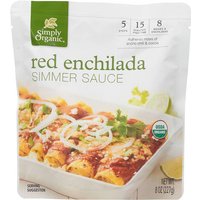 Red Enchilada Simmer Sauce, 8 oz, Simply Organic