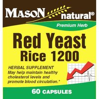 Red Yeast Rice, 60 Capsules, Mason Natural