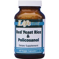 Red Yeast Rice & Policosanol, 60 Veggie Caps, LifeTime