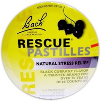 Rescue Remedy Pastilles Black Currant, 50 g, Bach Flower Essences