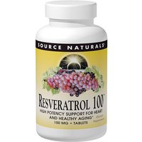 Resveratrol 100 mg, 60 Capsules, Source Naturals