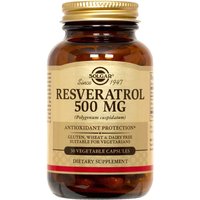 Resveratrol 500 mg, 30 Vegetable Capsules, Solgar