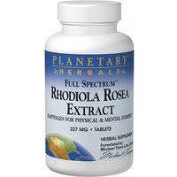 Rhodiola Rosea Extract Full Spectrum, 120 Tablets, Planetary Herbals