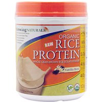 Rice Protein Powder - Vanilla, 1 lb, Growing Naturals