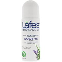 Lafes Roll On Deodorant - Soothe, 2.5 oz, Natural BodyCare