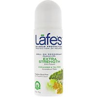 Lafes Roll On Deodorant - Extra Strength, 2.5 oz, Natural BodyCare