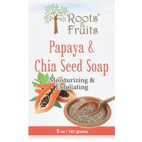Roots & Fruits Bar Soap - Papaya & Chia Seed, 5 oz
