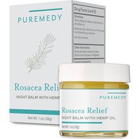 Rosacea Relief Night Balm, 1 oz, Puremedy