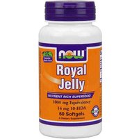 Royal Jelly 1000mg 60 Gels, NOW Foods