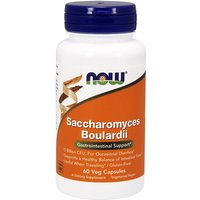 Saccharomyces Boulardii, For Occasional Diarrhea, 60 Veg Capsules, NOW Foods