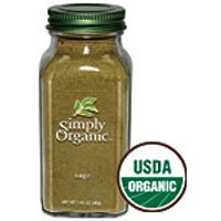 Sage Leaf, Ground, 1.41 oz, Simply Organic