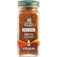 Salt-Free Spicy Seasoning Blend, 2.4 oz, Simply Organic