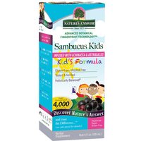 Sambucus Kids Formula, Black Elderberry Extract, 4 oz, Natures Answer