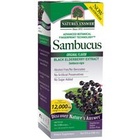 Sambucus Black Elderberry Extract Liquid - Original, 8 oz, Natures Answer