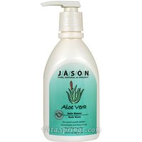 Satin Shower Body Wash Aloe Vera 30 oz, Jason Natural