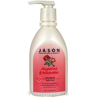 Satin Shower Body Wash Glycerine Rose 30 oz, Jason Natural