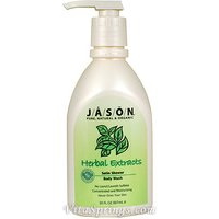 Satin Shower Body Wash Herbal Extracts 30 oz, Jason Natural
