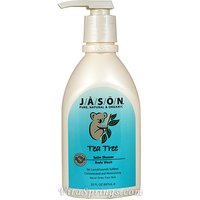 Satin Shower Body Wash Tea Tree 30 oz, Jason Natural
