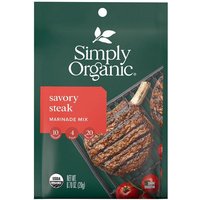 Savory Steak Marinade Mix, 0.7 oz, Simply Organic