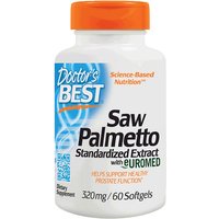 Euromed Saw Palmetto Standardized Extract 320 mg, 60 Softgels, Doctors Best