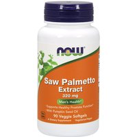 Saw Palmetto Extract 320 mg, With Pumpkin Seed Oil, 90 Veggie Softgels, NOW Foods