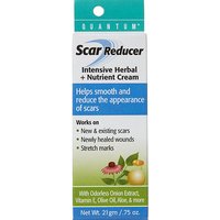 Scar Reducing Herbal Cream, Scar Reducer, 21 g, Quantum Health