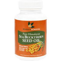 Pure Himalayan Sea Buckthorn Seed Oil, 60 Softgels, Seabuck Wonders