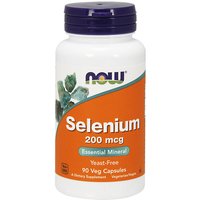 Selenium 200 mcg Yeast Free, 90 Capsules, NOW Foods