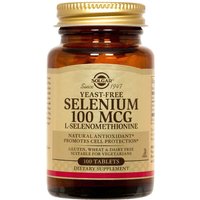 Yeast-Free Selenium 100 mcg, 100 Tablets, Solgar