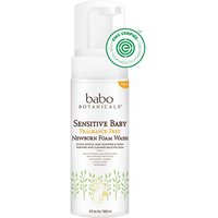 Sensitive Baby Fragrance Free Newborn Foam Wash, 9 oz, Babo Botanicals