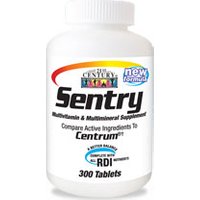 Sentry Complete Multivitamins 300 Tablets, 21st Century Health Care