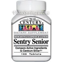 Sentry Senior Multivitamins 100 Tablets, 21st Century Health Care