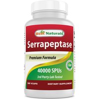 Serrapeptase 40000 SPUs, 180 Vegetarian Capsules, Best Naturals