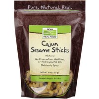 Cajun Sesame Sticks, Deliciously Spicy Snack, 9 oz, NOW Foods