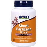 Shark Cartilage 750mg Freeze Dried 100 Caps, NOW Foods
