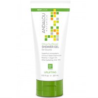 Shower Gel, Citrus Sunflower Uplifting, 8.5 oz, Andalou Naturals
