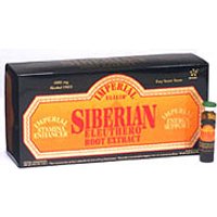 Siberian Eleuthero Extract Vials 30 x 10ml from Imperial Elixir Ginseng