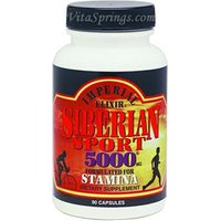 Siberian Eleuthero Sport 5000 90 caps from Imperial Elixir Ginseng