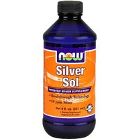 Silver Sol Liquid, 10 ppm, 8 oz, NOW Foods