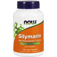 Silymarin Milk Thistle Extract 150 mg, Value Size, 120 Veg Capsules, NOW Foods
