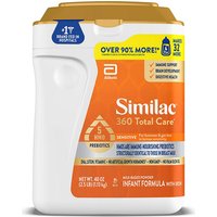 Similac 360 Total Care Infant Sensitive Powder Formula, 40 oz (2.5 lb)