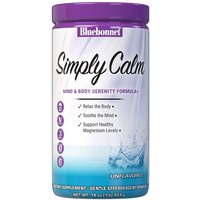Simply Calm Magnesium Powder, Unflavored, 1 lb, Bluebonnet Nutrition