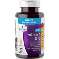 Members Mark Naturally Sourced Vitamin D-3 2000 IU, 400 Softgels