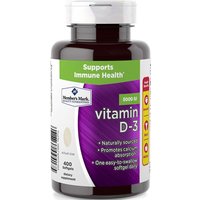 Naturally Sourced Vitamin D-3 5000 IU, 400 Softgels, Members Mark