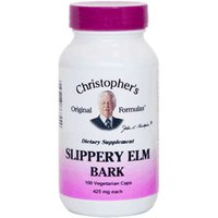 Slippery Elm Bark Capsule, 100 Vegetarian Capsules, Christophers Original Formulas