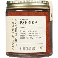 Single Origin Spanish Paprika, Organic, 2.15 oz, Simply Organic